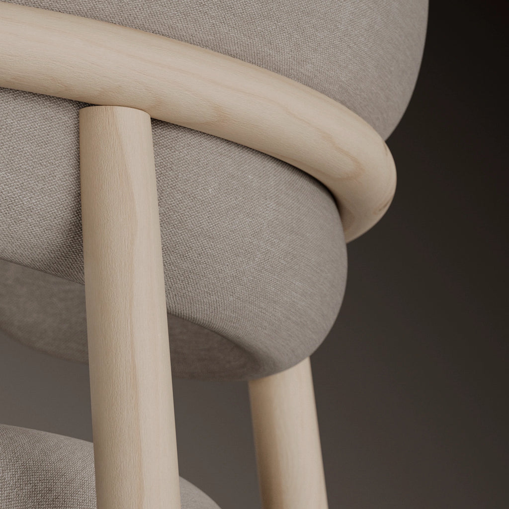 Plywood Slip Matched Wood Veneer PBR Texture - Example Scene Visualization | Superellipse