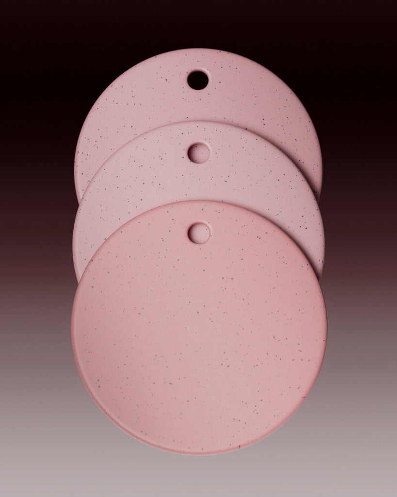 Dark Speckled Pink Plastic PBR Texture - Example Scene Visualization | Superellipse