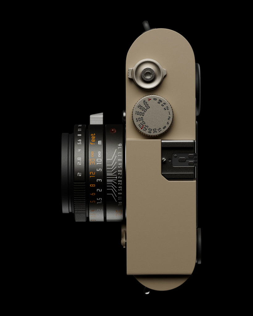 Muted Beige Powdercoated Aluminium Metal PBR Texture - Example Scene Visualization | Superellipse