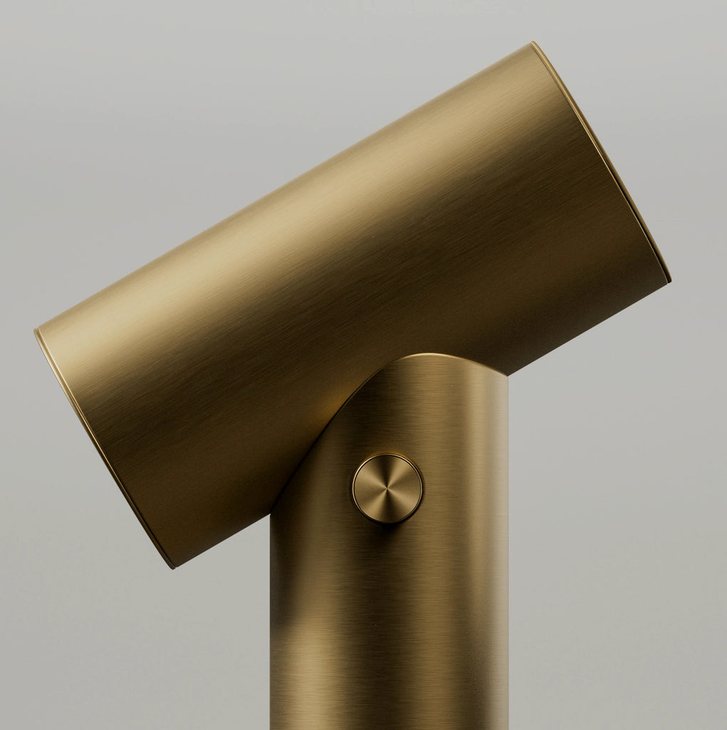 Rough Brushed Gold Metal PBR Texture - Example Scene Visualization | Superellipse