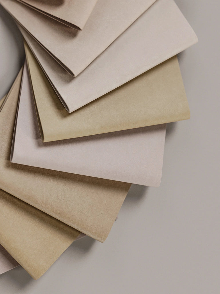 Raw Leather Suede Side Tan PBR Texture - Example Scene Visualization | Superellipse