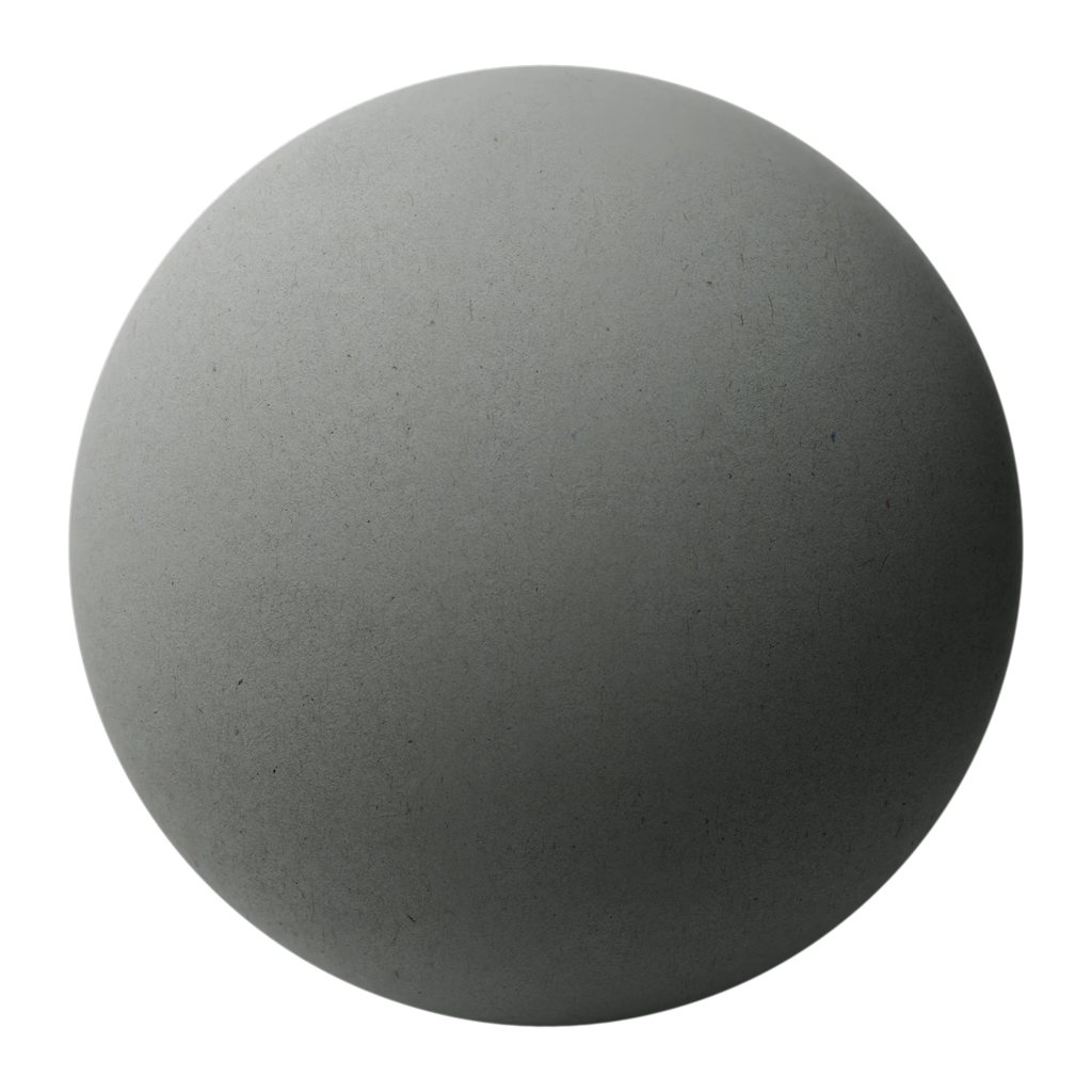 Kraft Slate Grey Fiberboard Card PBR Texture - Sphere Swatch Preview | Superellipse