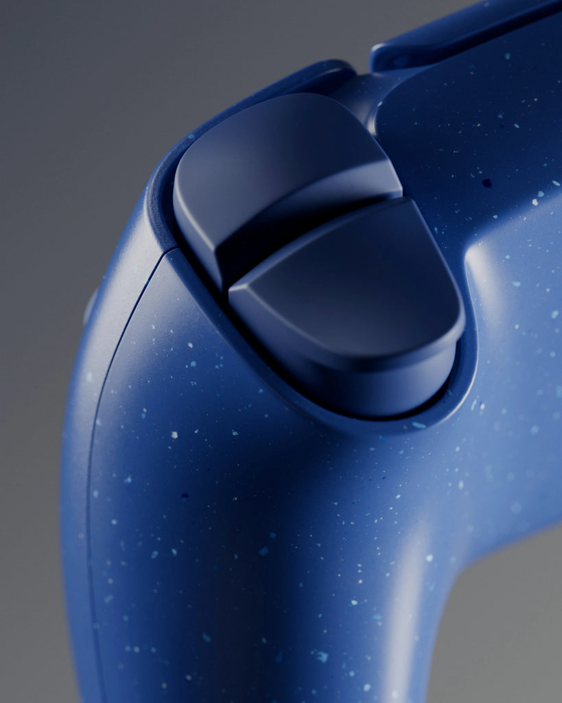 Mixed Blues Terrazzo Plastic Small PBR Texture - Example Scene Visualization | Superellipse