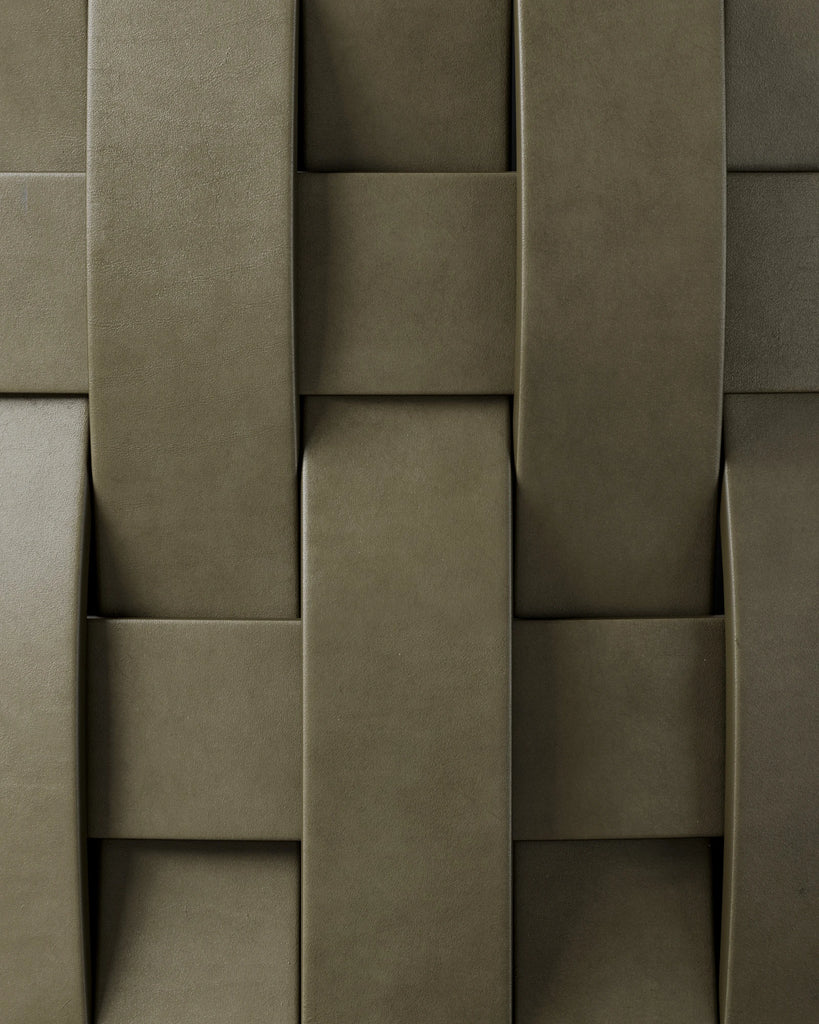 Semi Aniline Fine Grain Leather Kelp Green PBR Texture - Example Scene Visualization | Superellipse