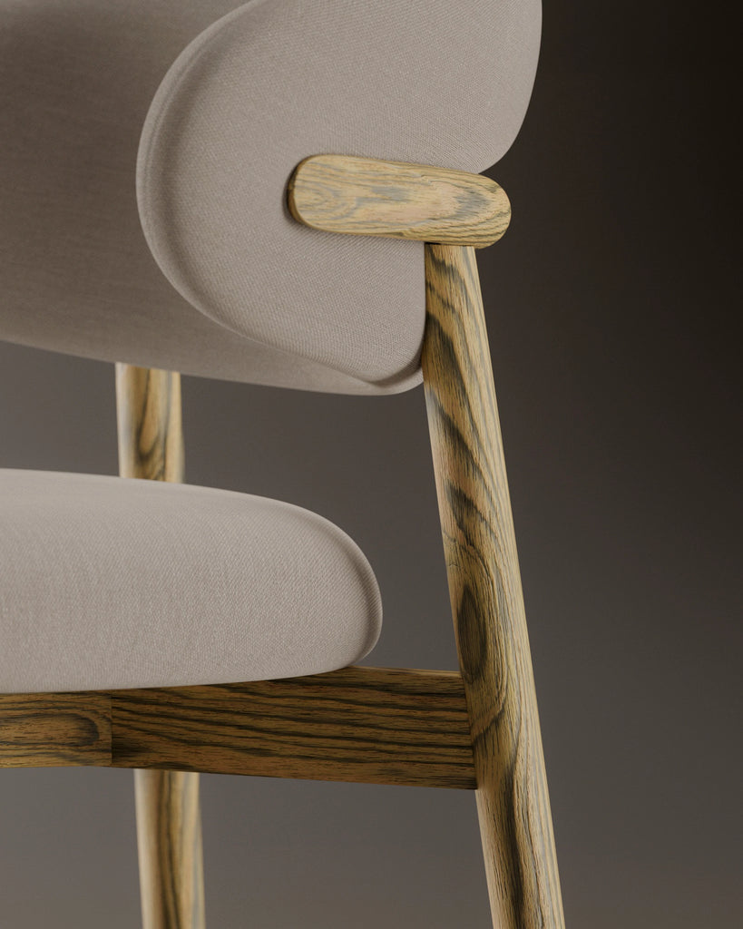 Sottsass Yellow Dyed Wood Veneer 02 PBR Texture - Example Scene Visualization | Superellipse