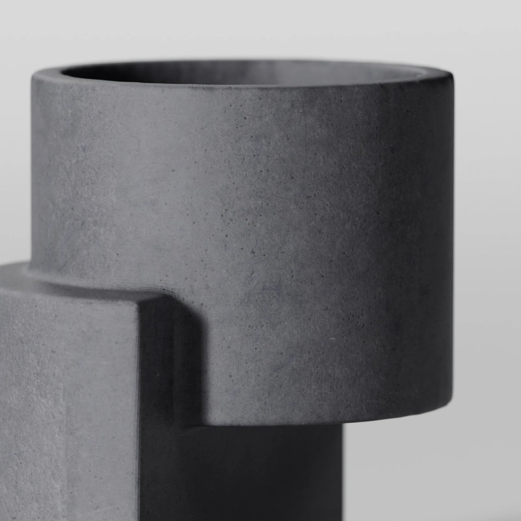 Anthracite Smooth Cast Concrete PBR Texture - Example Scene Visualization | Superellipse