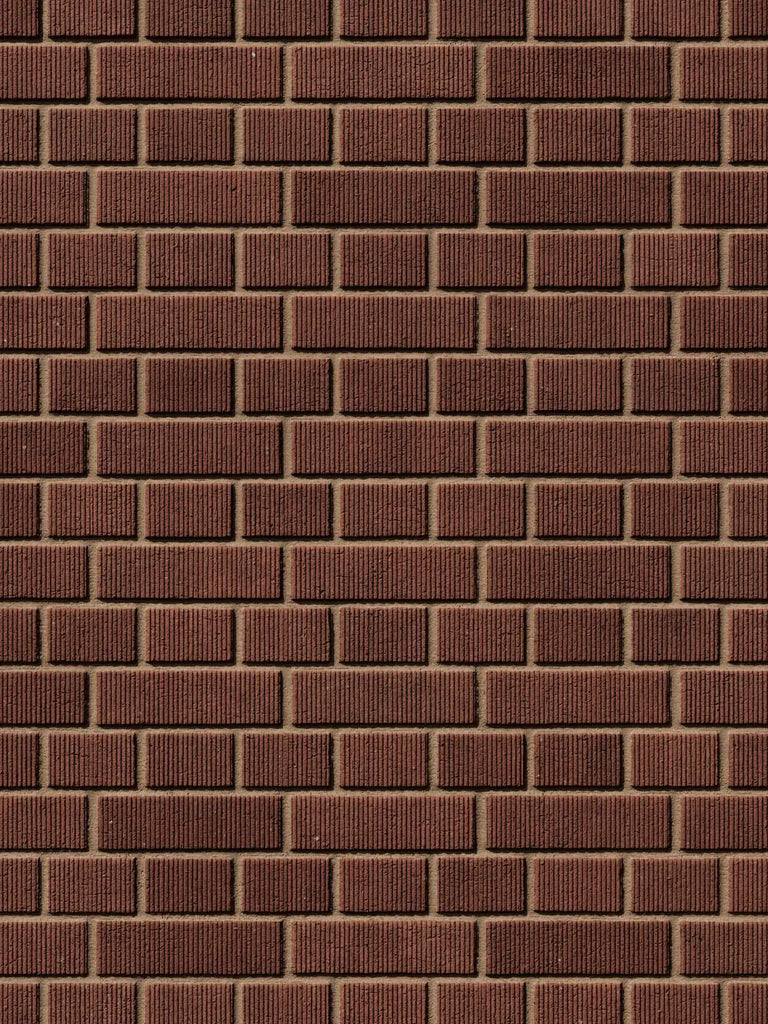 Ribbed Carlton Red Brick English Bond PBR Texture - Example Scene Visualization | Superellipse