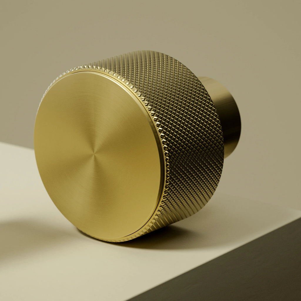 Radial Brushed Buffed Brass Metal PBR Texture - Example Scene Visualization | Superellipse