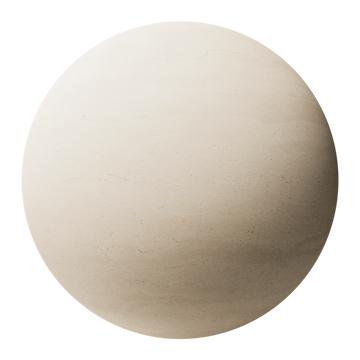 Fine Sandblasted Travertine PBR Texture - Sphere Swatch Preview | Superellipse