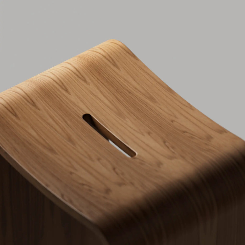 Oak Book Matched Veneer Wood PBR Texture - Example Scene Visualization | Superellipse