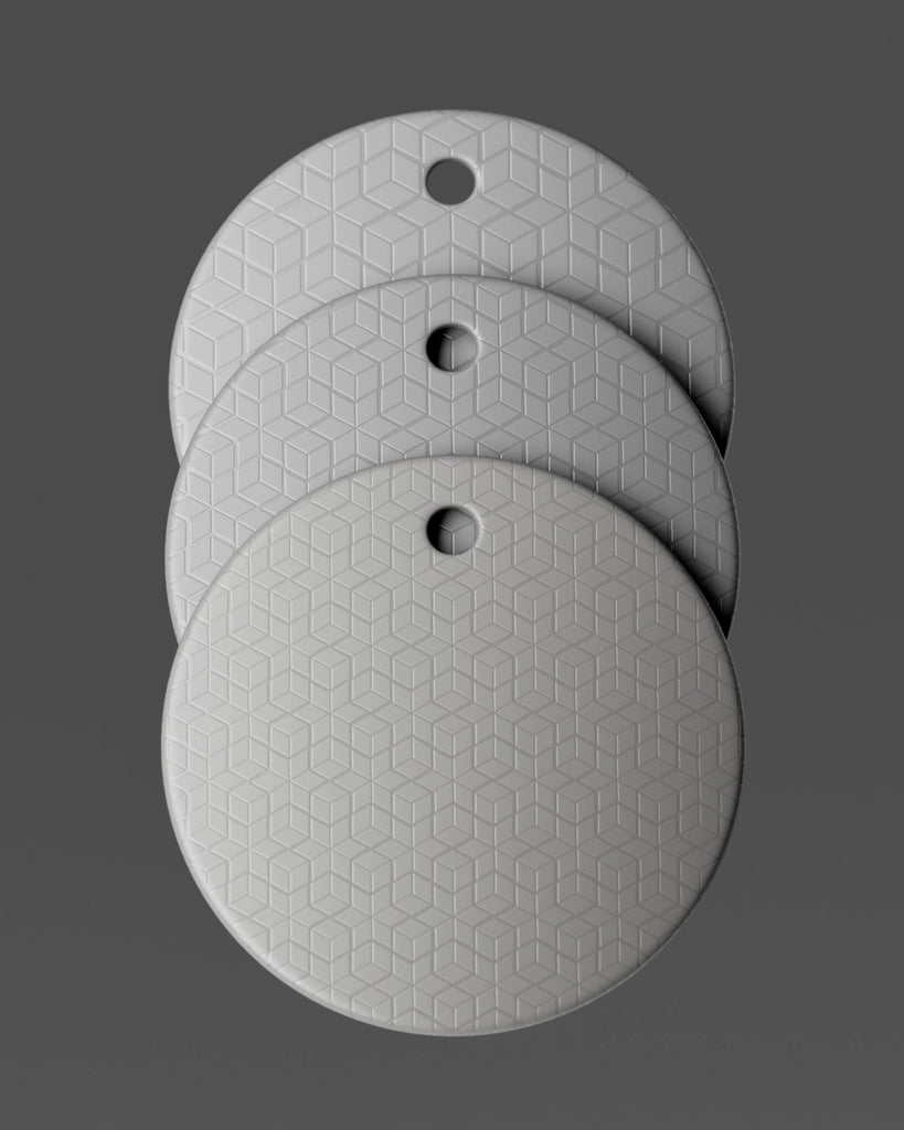 Star Hex Texture Patterned Plastic PBR Texture - Example Scene Visualization | Superellipse