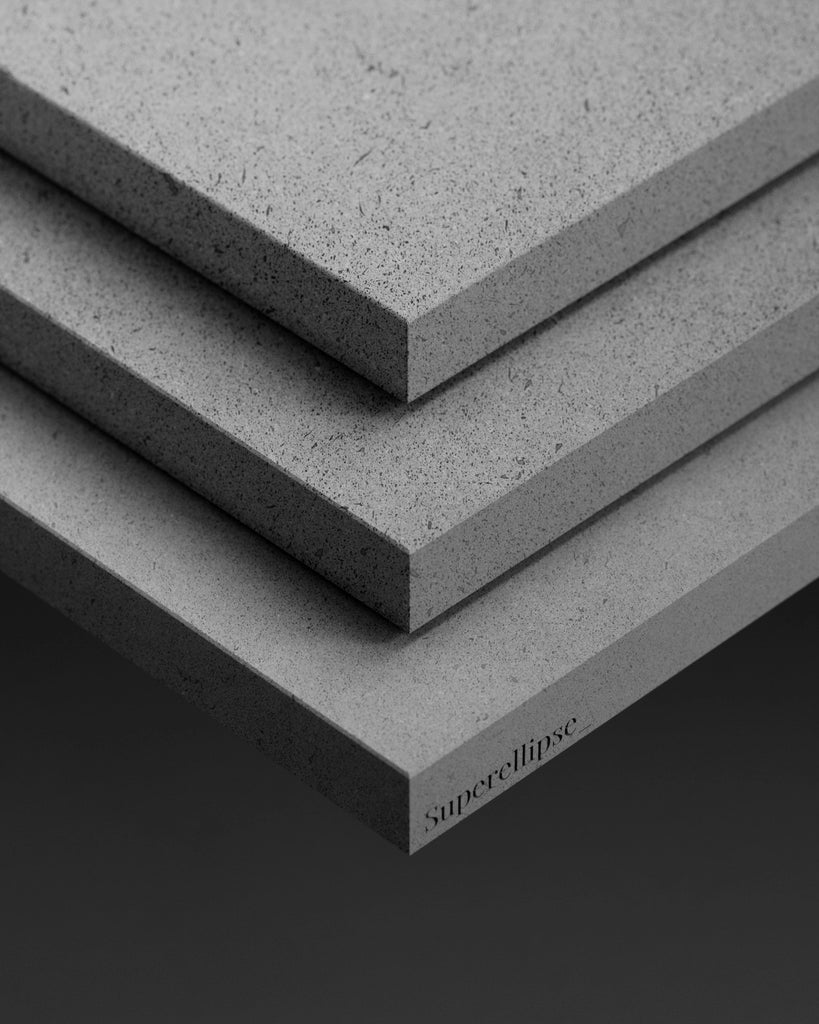 Basalt Stone Light Grey Fine Grain PBR Texture - Example Scene Visualization | Superellipse