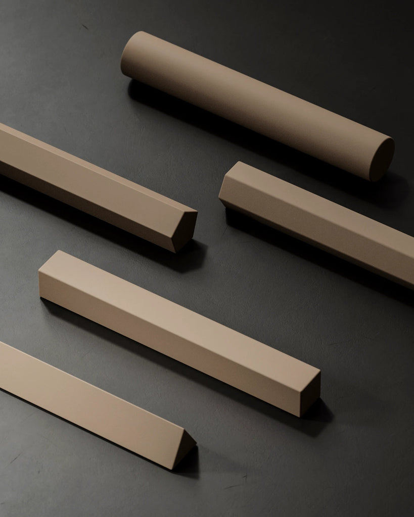 Tan Beige Matte Finish Plastic PBR Texture - Example Scene Visualization | Superellipse