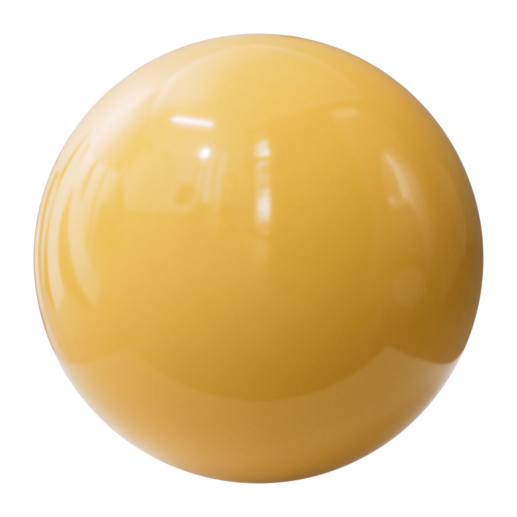 Spruce Yellow High Gloss Finish Plastic PBR Texture - Sphere Swatch Preview | Superellipse