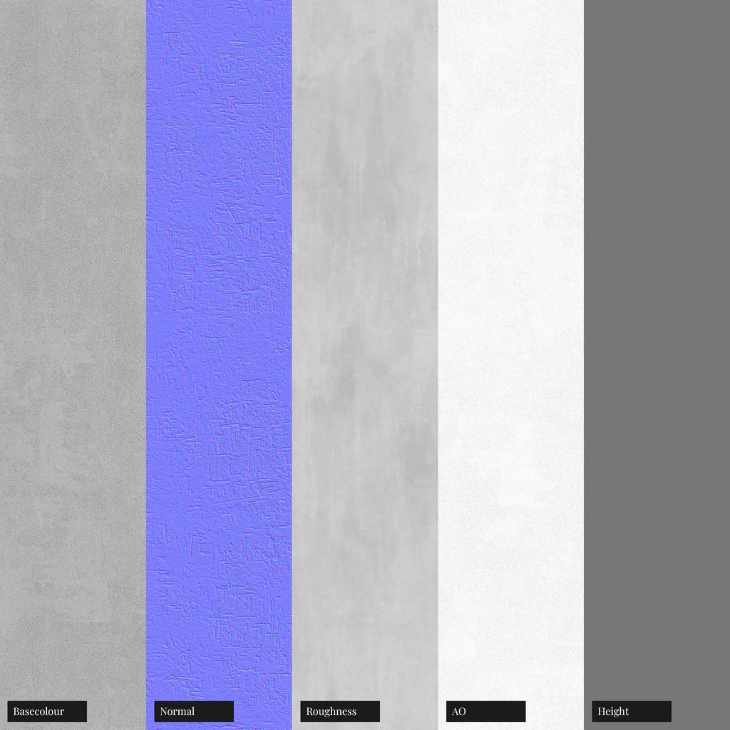 Custom Finish Stucco Plaster PBR Texture - Example Scene Visualization | Superellipse