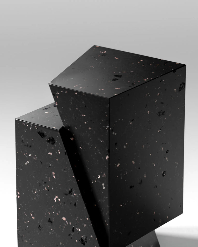 Star Galaxy Black Polished Granite Slab PBR Texture - Example Scene Visualization | Superellipse