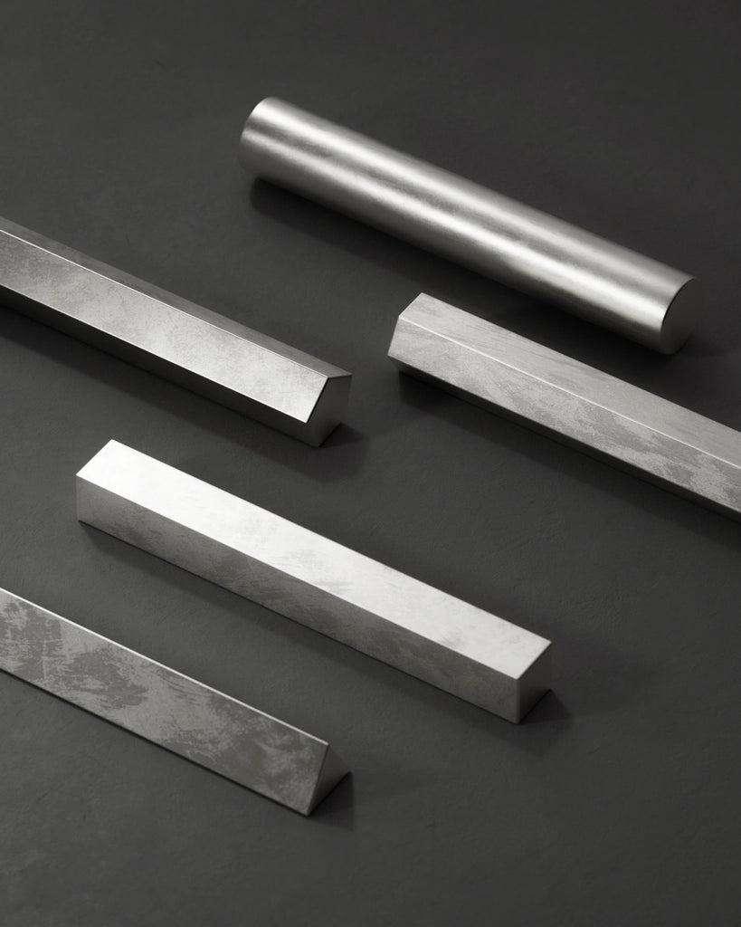 Hand Finished Brushed Silver Metal PBR Texture - Example Scene Visualization | Superellipse