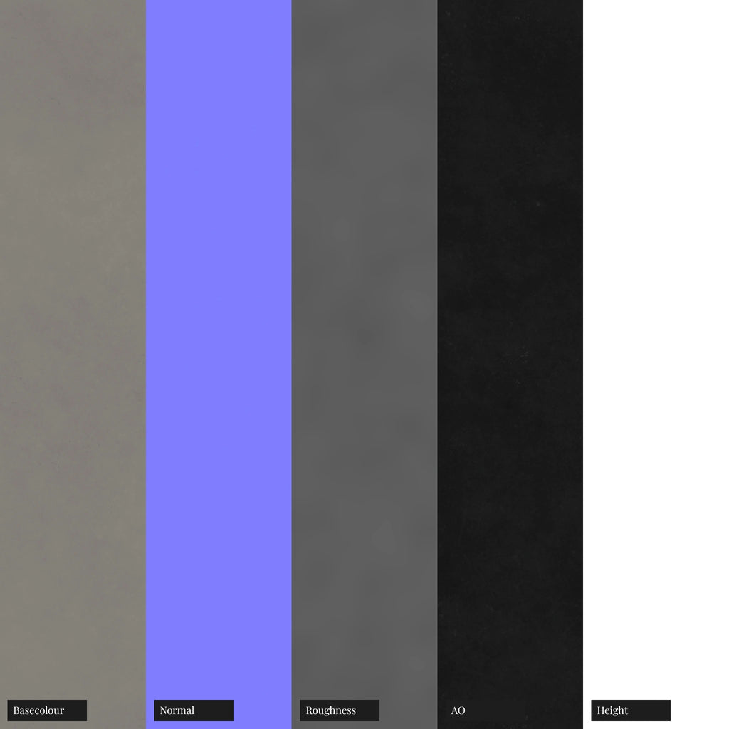 Polished As Cast Steel Metal PBR Texture - Example Scene Visualization | Superellipse