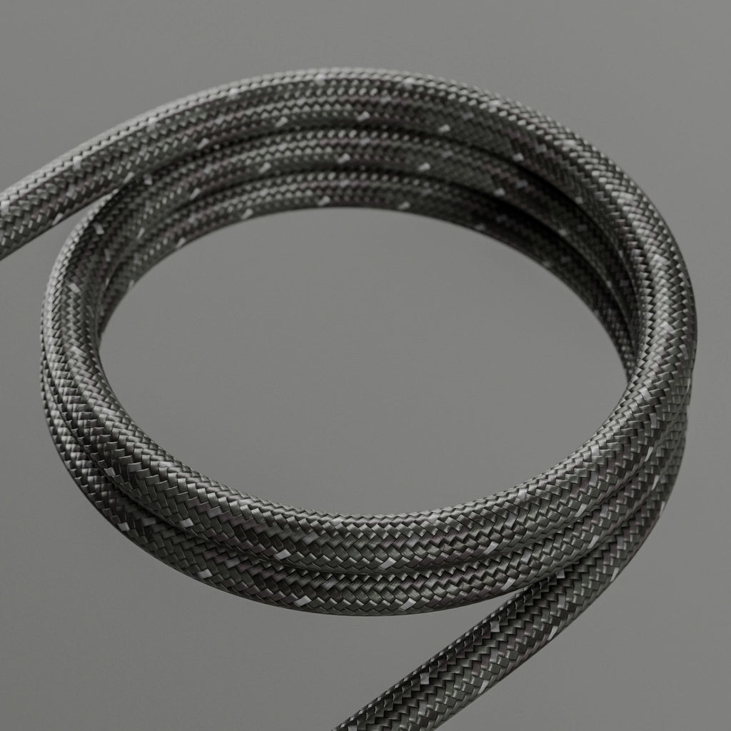 Storm Grey Braided Cord PBR Texture - Example Scene Visualization | Superellipse