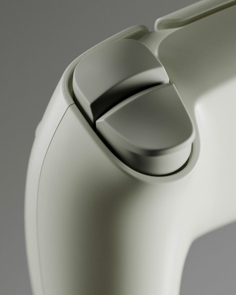 Mist Green Lightly Worn Plastic PBR Texture - Example Scene Visualization | Superellipse