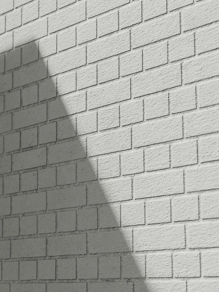 Contemporary Painted Brick White PBR Texture - Example Scene Visualization | Superellipse