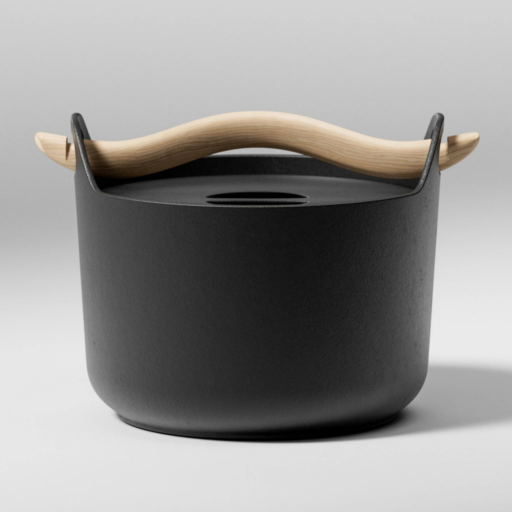 Treated Cast Iron Metal PBR Texture - Example Scene Visualization | Superellipse