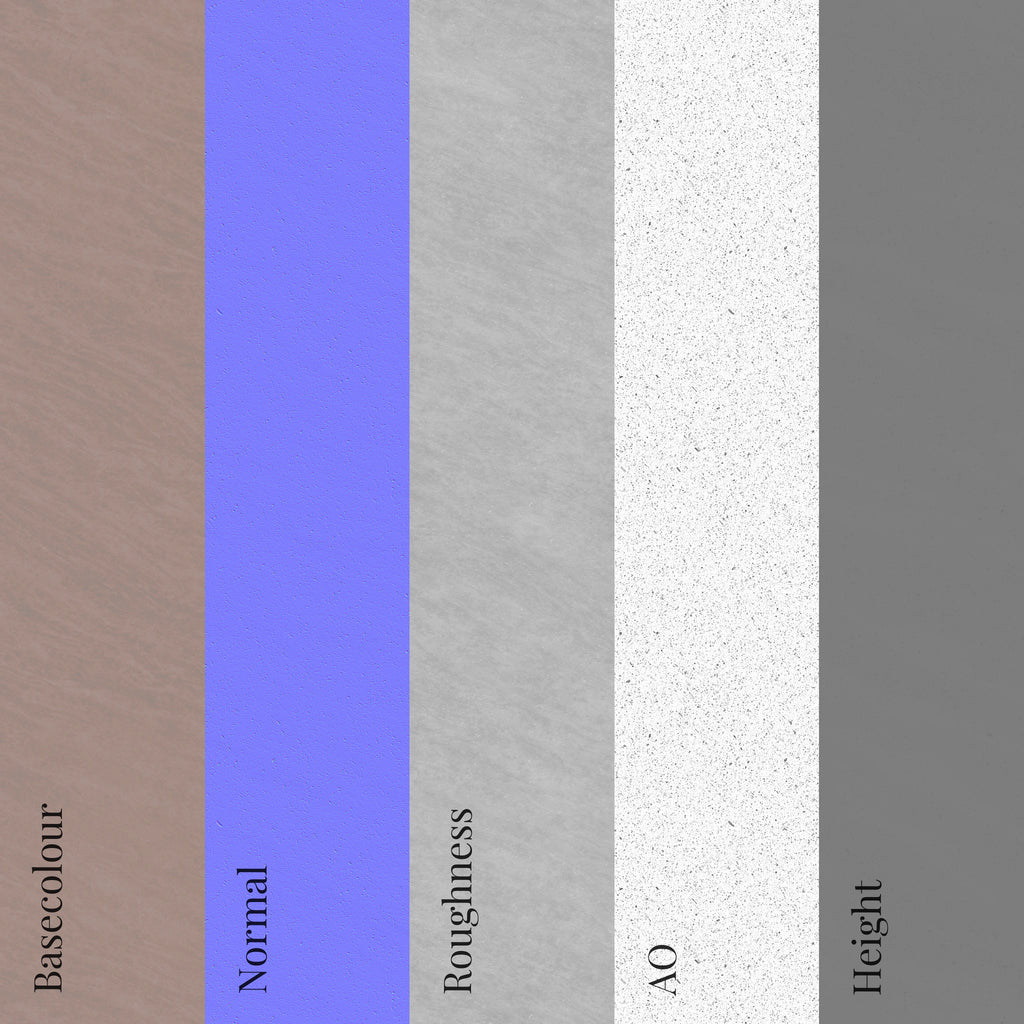 Orchal Red Sandstone Pitted PBR Texture - Example Scene Visualization | Superellipse