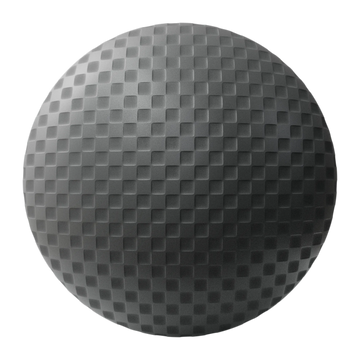 Soft Square Debossed Plastic PBR Texture - Sphere Swatch Preview | Superellipse