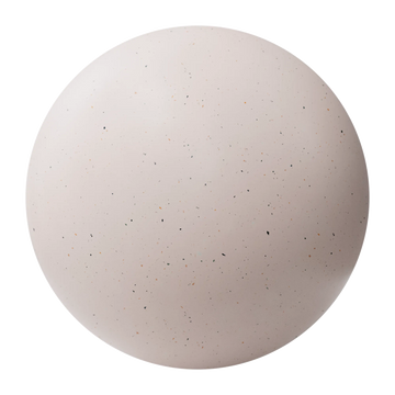 Daisy Pink Terrazzo Plastic Small PBR Texture - Sphere Swatch Preview | Superellipse