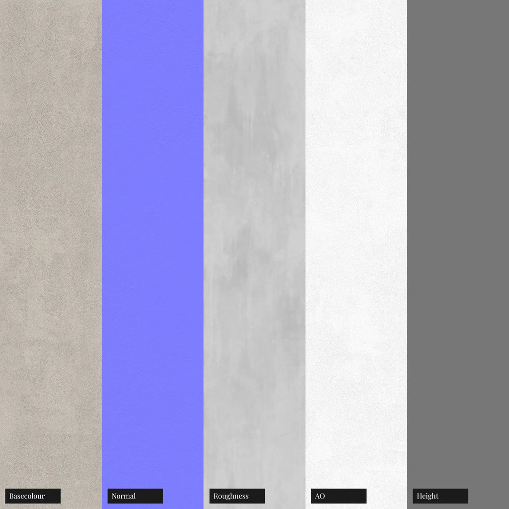 Fine Grain Stucco Facade PBR Texture - Example Scene Visualization | Superellipse