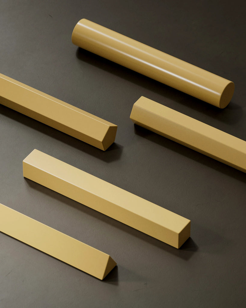 Cane Beige Gloss Finish Plastic PBR Texture - Example Scene Visualization | Superellipse