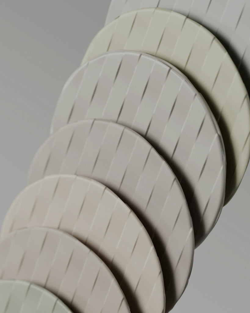 Ripple Displace Textured Plastic PBR Texture - Example Scene Visualization | Superellipse