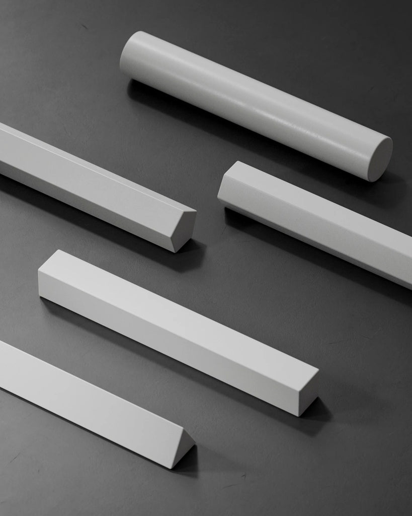 Off White Lightly Worn Plastic PBR Texture - Example Scene Visualization | Superellipse