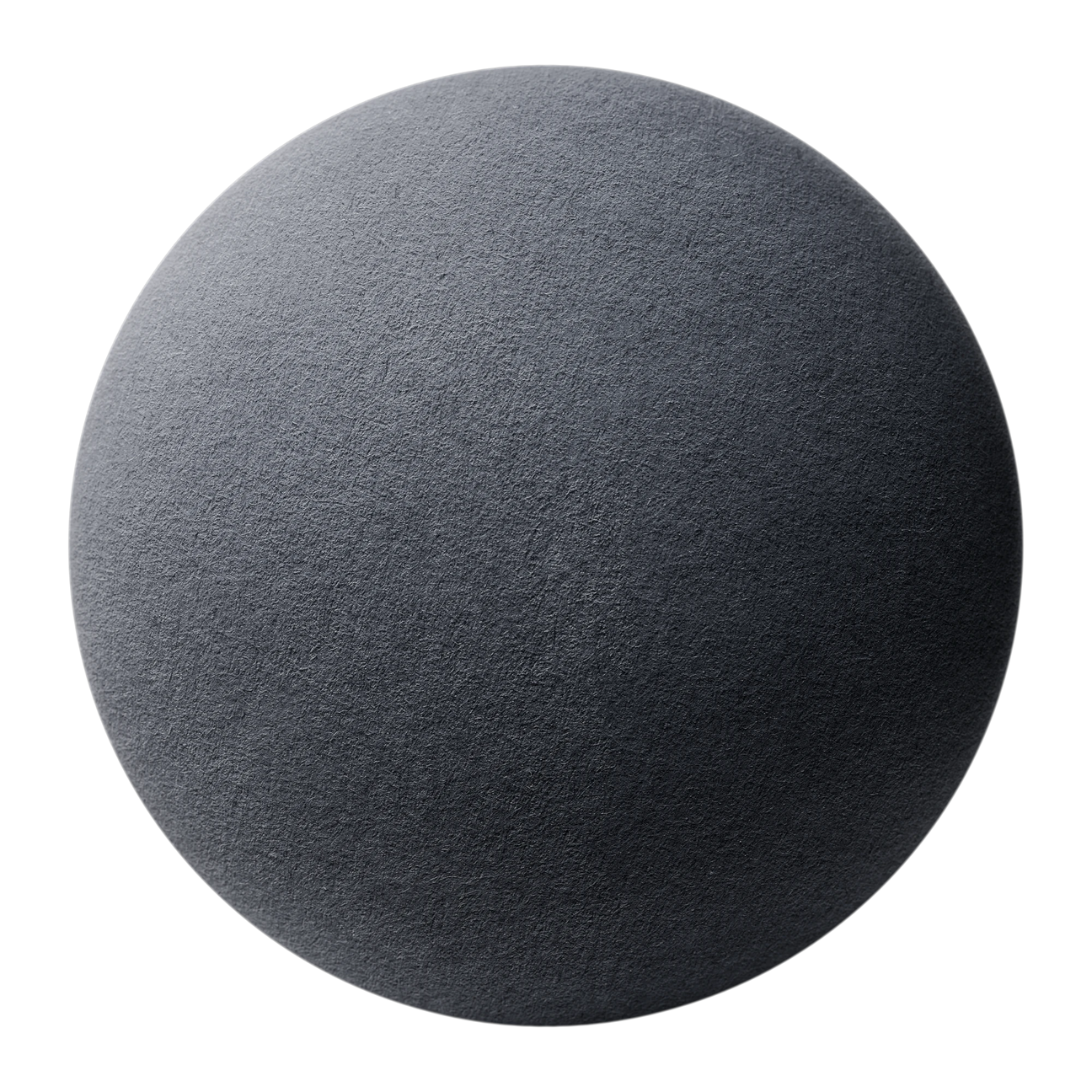 Textured Slate Grey 270gsm Paper PBR Texture - Sphere Swatch Preview | Superellipse