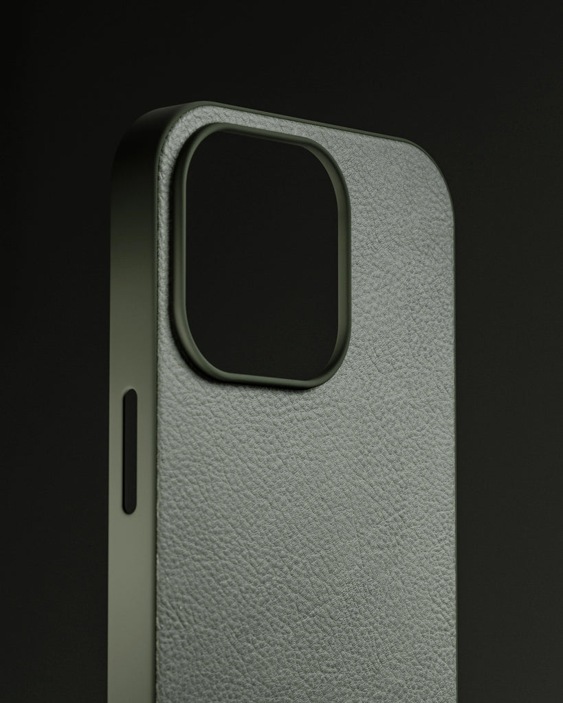 Racing Green Pebbled Leather PBR Texture - Example Scene Visualization | Superellipse