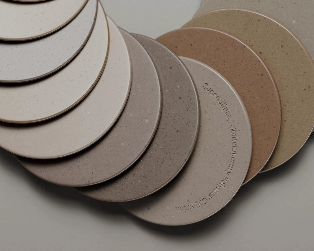 Fine Speckled Brown Bioplastic PBR Texture - Example Scene Visualization | Superellipse