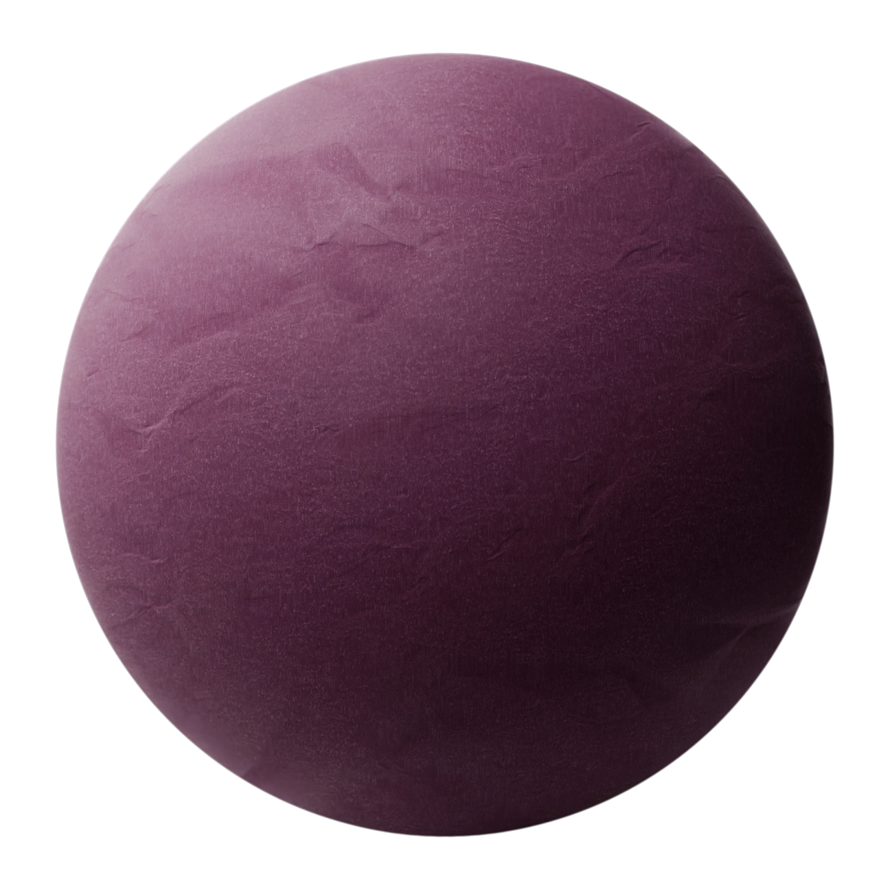 Crumpled Magenta Kraft Card PBR Texture - Sphere Swatch Preview | Superellipse