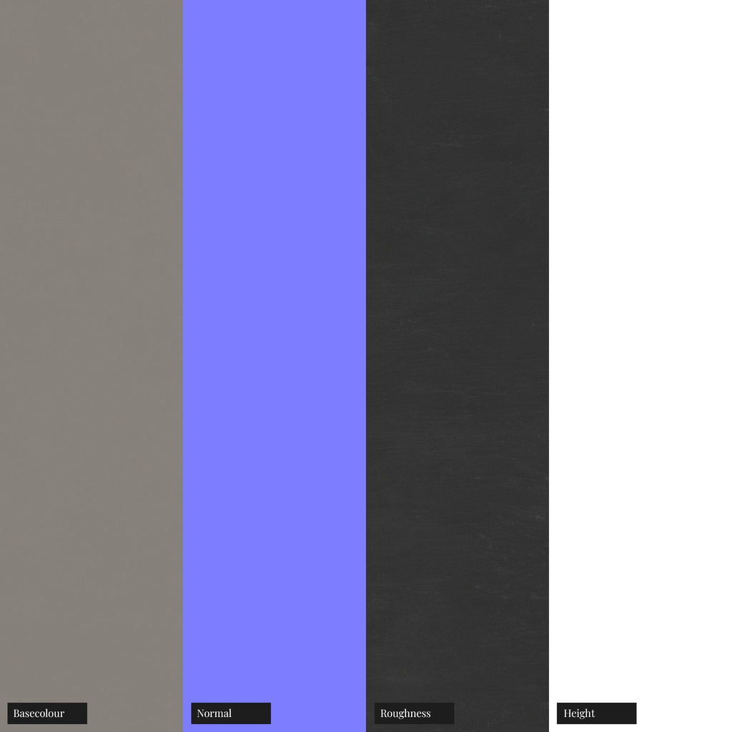 Polished Iron Metal PBR Texture - Example Scene Visualization | Superellipse