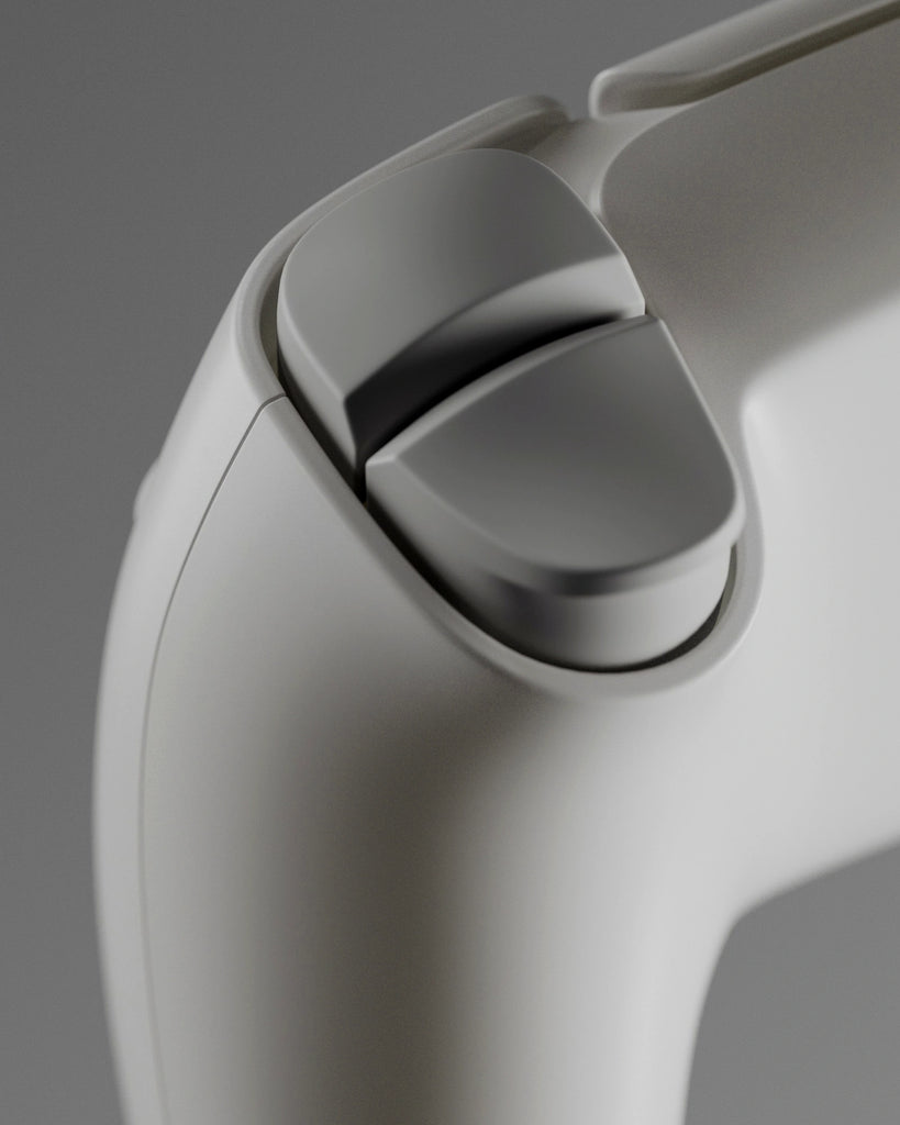 Silver Metallic Flaked Plastic PBR Texture - Example Scene Visualization | Superellipse