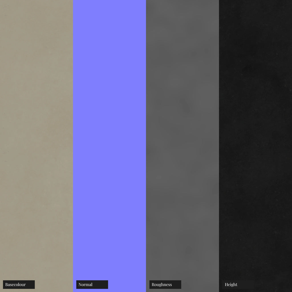 Polished As Cast Nickel Metal PBR Texture - Example Scene Visualization | Superellipse