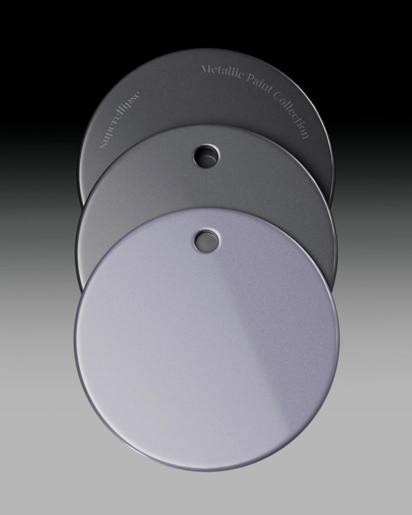 Onyx Black Metallic Gloss Paint PBR Texture - Example Scene Visualization | Superellipse