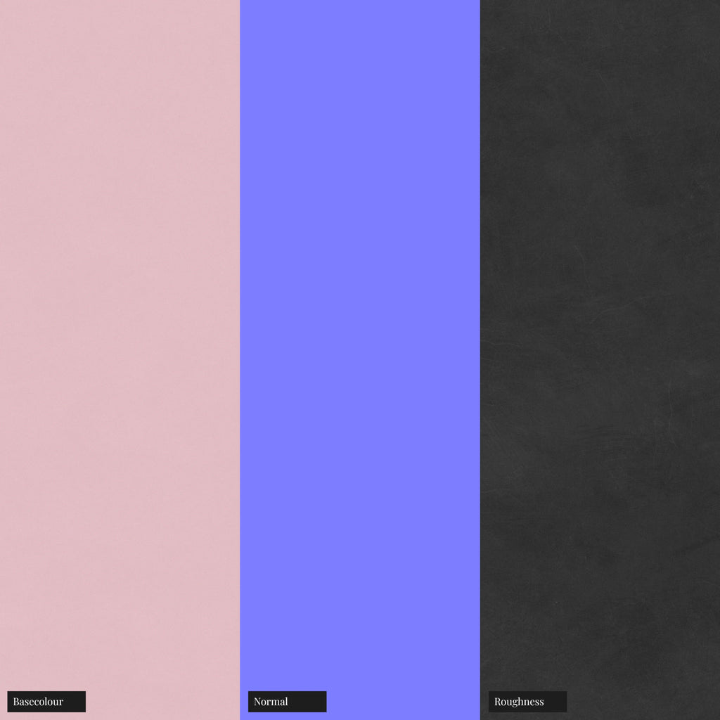 Quartz Pink Gloss Finish Plastic PBR Texture - Example Scene Visualization | Superellipse