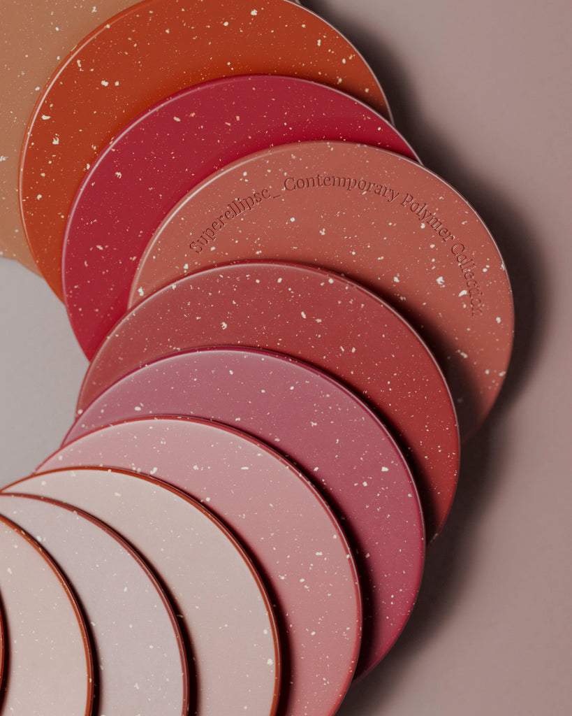 Rich Red Terrazzo Plastic Small PBR Texture - Example Scene Visualization | Superellipse