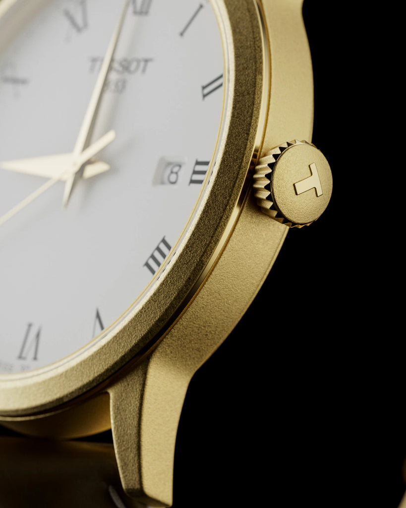 Sandblasted Matte Gold Metal PBR Texture - Example Scene Visualization | Superellipse