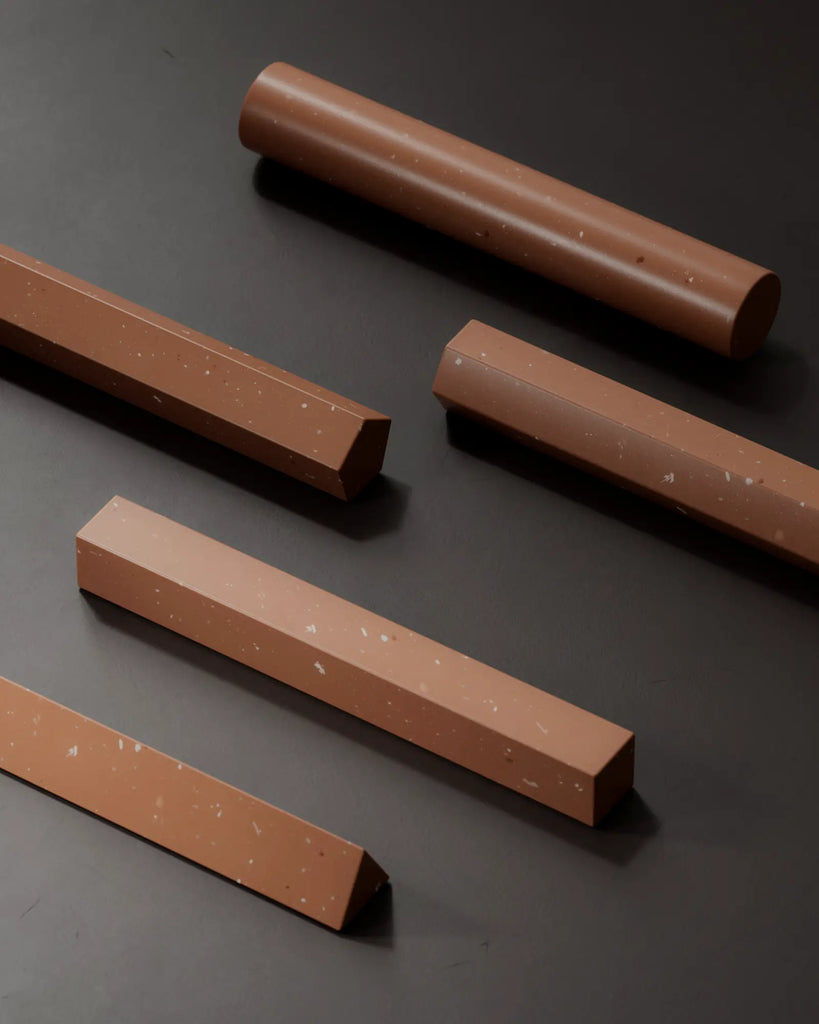 Sienna Terrazzo Plastic Small PBR Texture - Example Scene Visualization | Superellipse