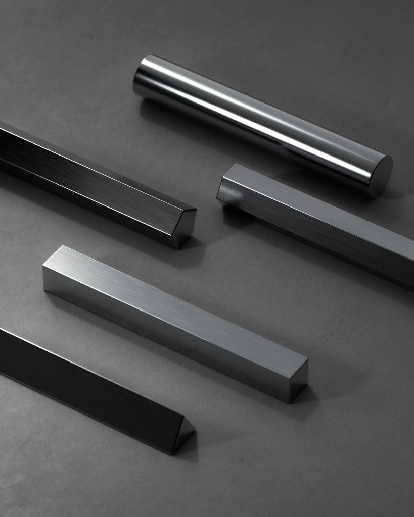 Fine Linear Brushed Chrome Metal PBR Texture - Example Scene Visualization | Superellipse