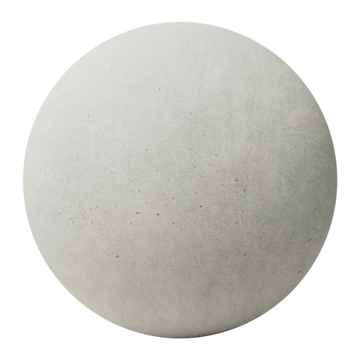 Rough Cast Concrete PBR Texture - Sphere Swatch Preview | Superellipse