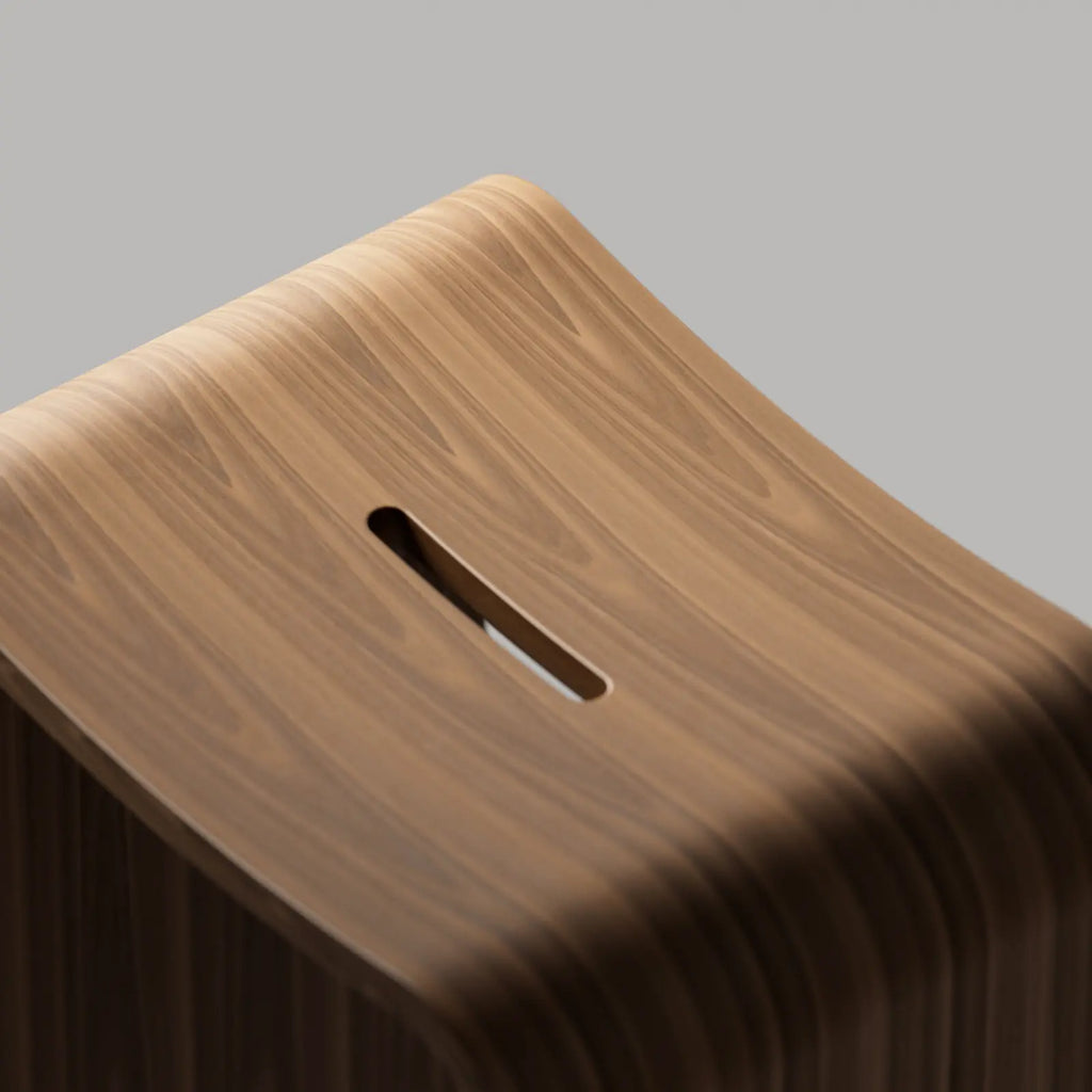 Walnut Slip Matched Veneer Oiled Finish PBR Texture - Example Scene Visualization | Superellipse