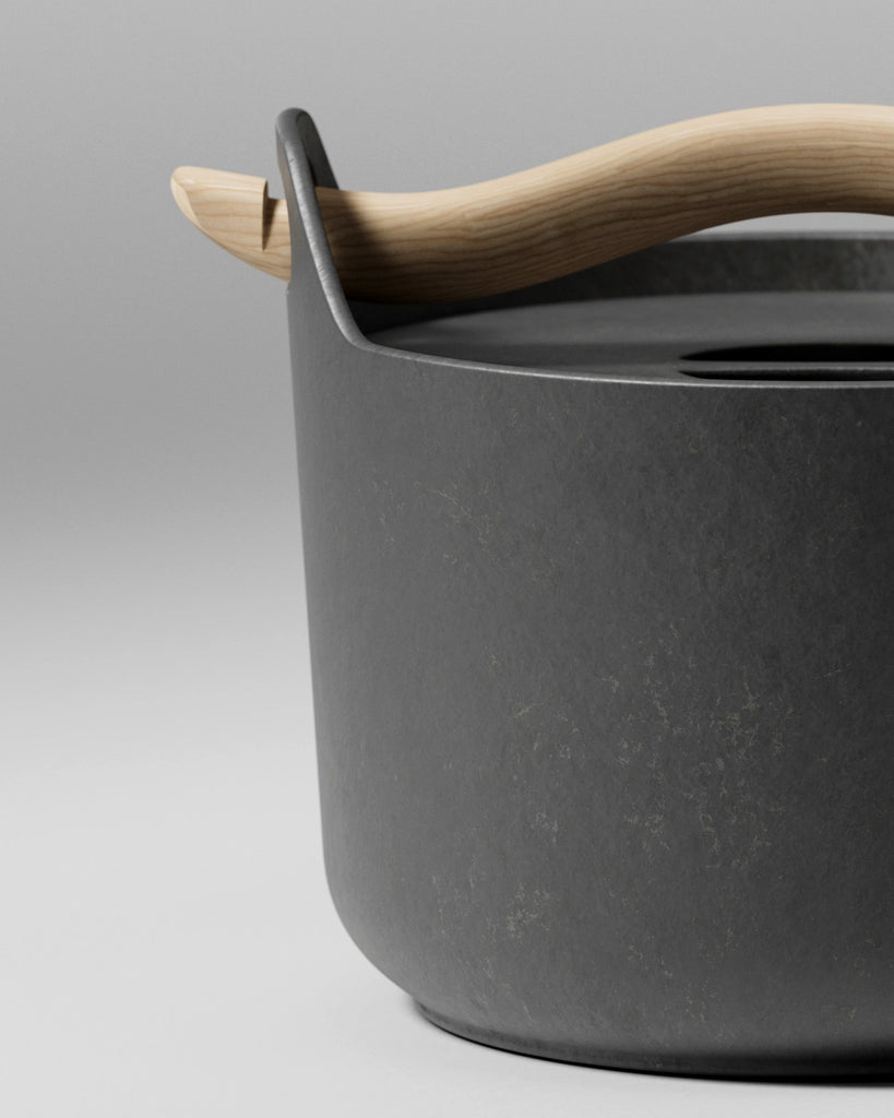 Rustic Industrial Cast Iron Metal PBR Texture - Example Scene Visualization | Superellipse