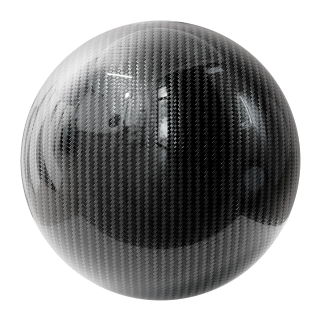 Carbon Fiber Twill Weave PBR Texture - Sphere Swatch Preview | Superellipse